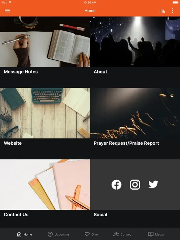 تصاویر Harvest Church iPad 