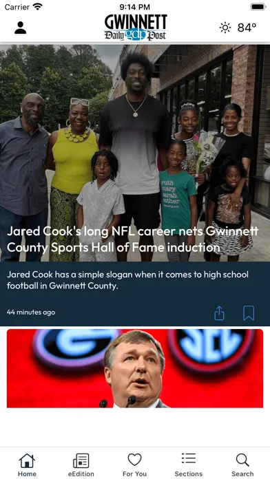 Gwinnett Daily Post Screenshots