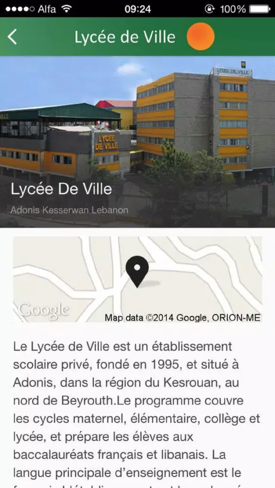 Screenshot di Lycée de Ville