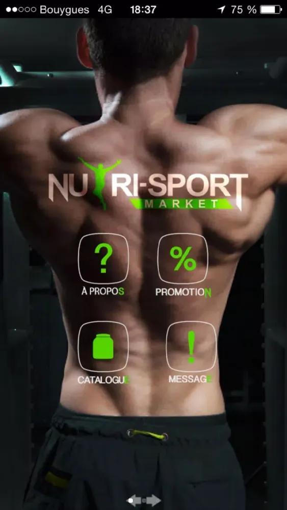Nutri Sport Market Screenshots