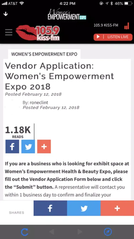 Women Empowerment Expo Detroit 스크린샷
