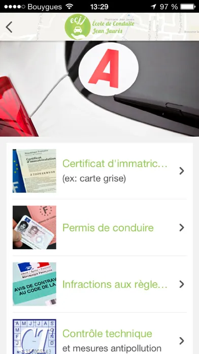 Screenshot di Ecole de conduite Jean Jaurès