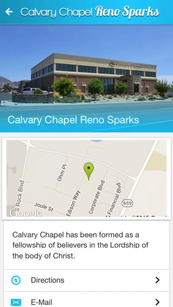 Tangkapan skrin Calvary Chapel Reno/Sparks