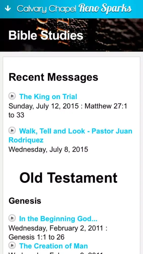 Tangkapan skrin Calvary Chapel Reno/Sparks