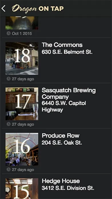 ภาพหน้าจอของ Oregon On Tap