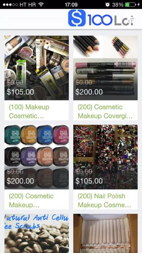 Tangkapan skrin 100Lot Wholesale App