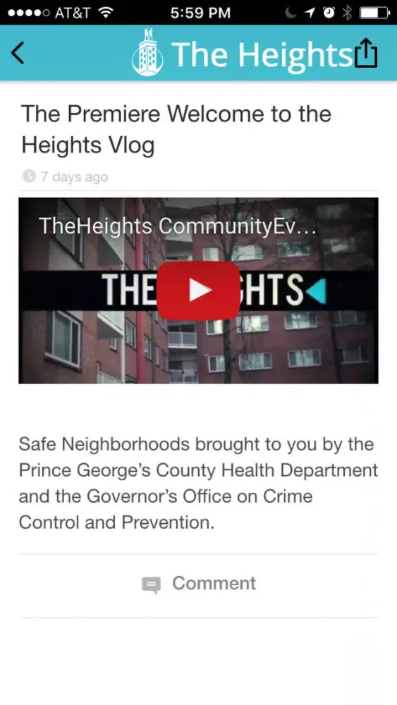 Tangkapan layar The Heights: Safe Neighborhoods