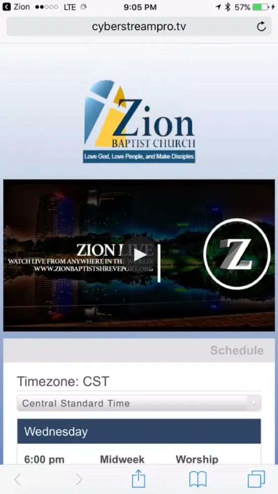 Screenshot di Zion Baptist Church