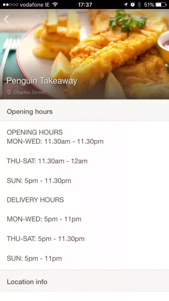 Penguin Takeaway Screenshots