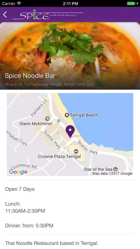 Zrzuty ekranu Spice Noodle Bar