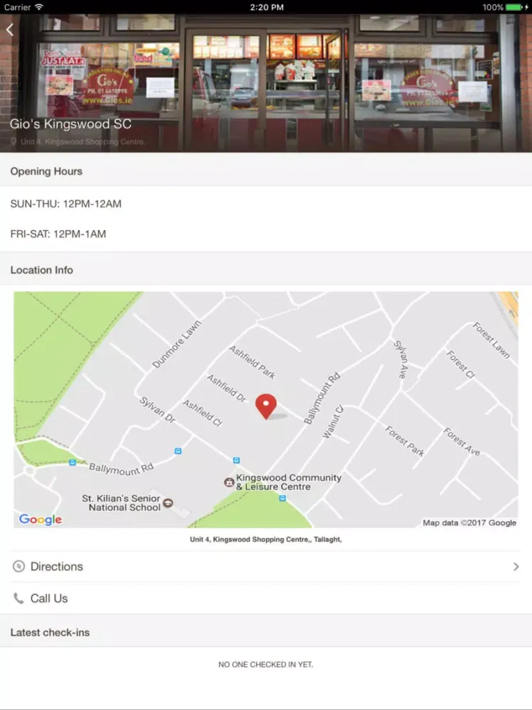 Скриншоты Gio's Food Fare iPad 