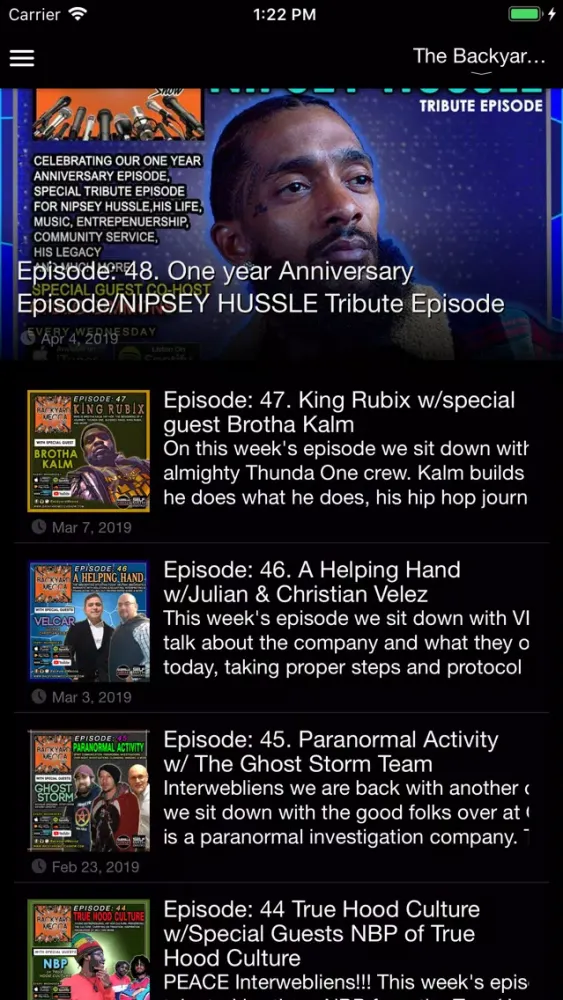 Screenshot di Guerrilla Podcast Network