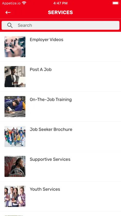 Tangkapan layar OMJ Allen Workforce Hub