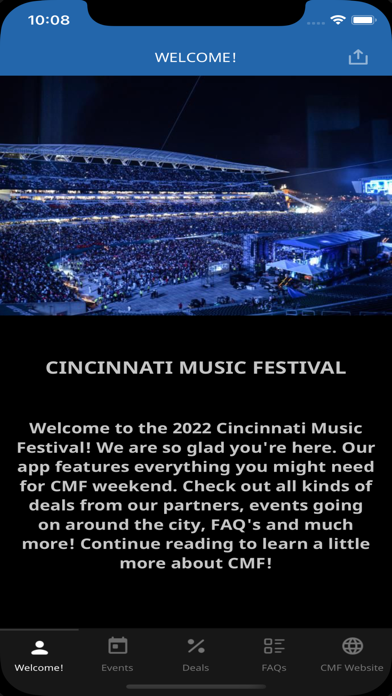 تصاویر Cincinnati Music Festival App