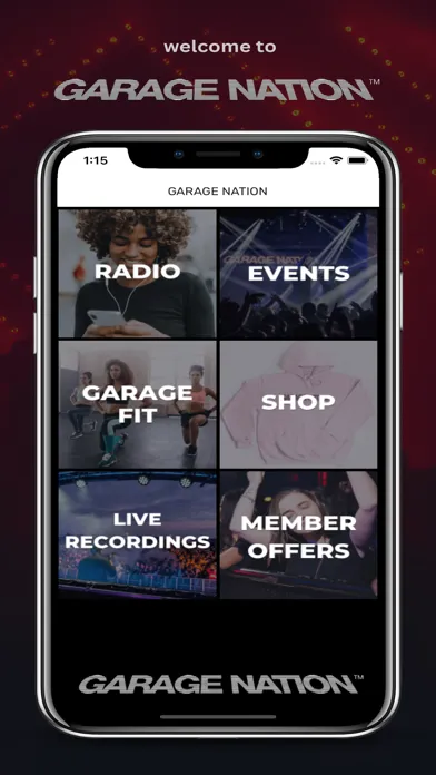 Garage Nation: Events platform应用截图