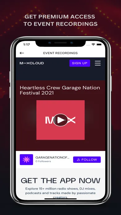 Garage Nation: Events platform应用截图