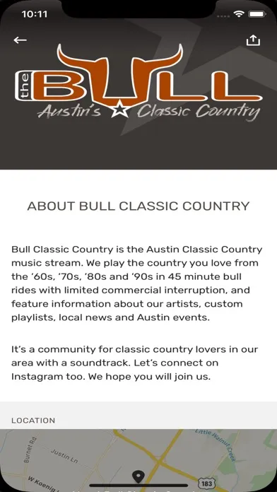 Ảnh chụp màn hình của Bull Classic Country