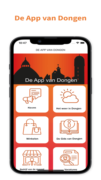 De App van Dongen Screenshots
