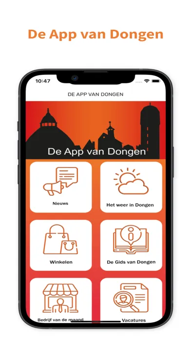 Zrzuty ekranu De App van Dongen