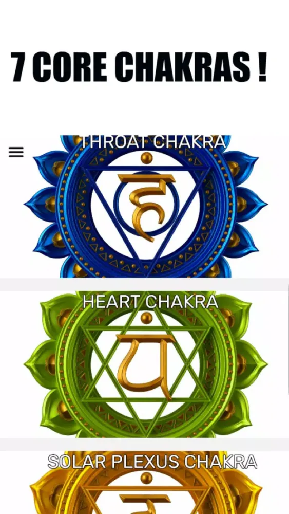 Capturas de tela do Chakra Crystals Gemstones