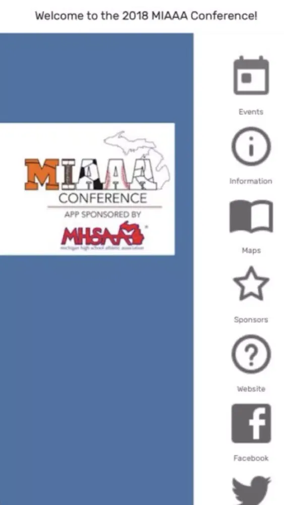 ภาพหน้าจอของ 2018 MIAAA Conference App