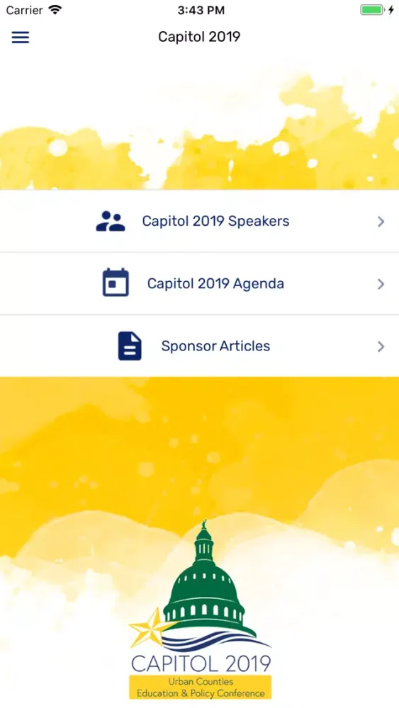 CUC Events Screenshots