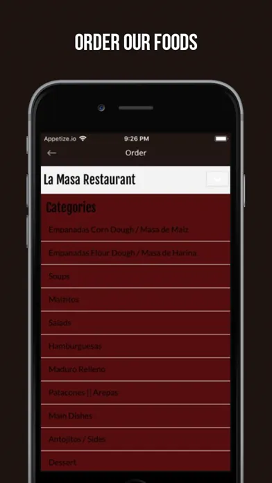 La Masa Colombian Restaurant Screenshots