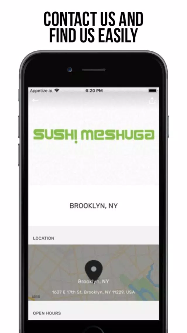 Capturas de tela do Sushi Meshuga Kings Highway