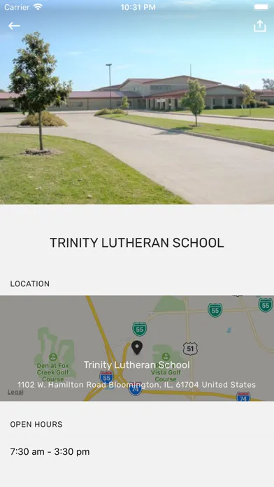 Tangkapan layar Trinity Lutheran School BLM IL