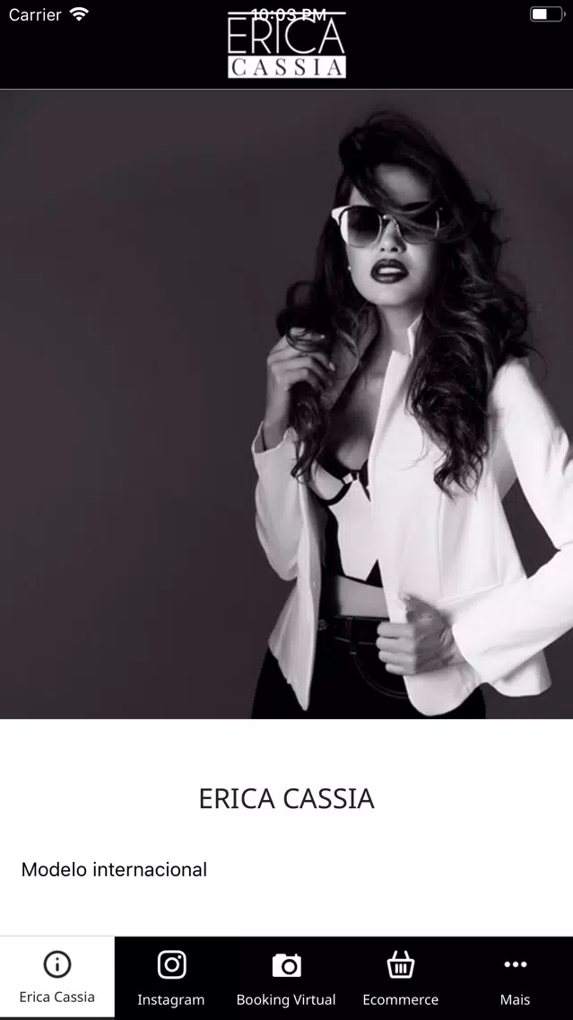 Tangkapan skrin Erica Cassia