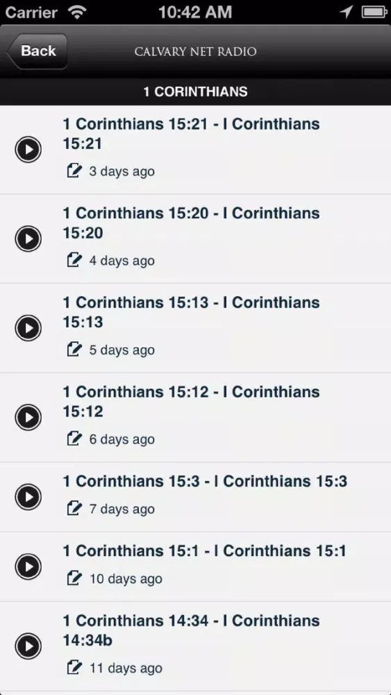 Calvary Net Radio app Screenshots
