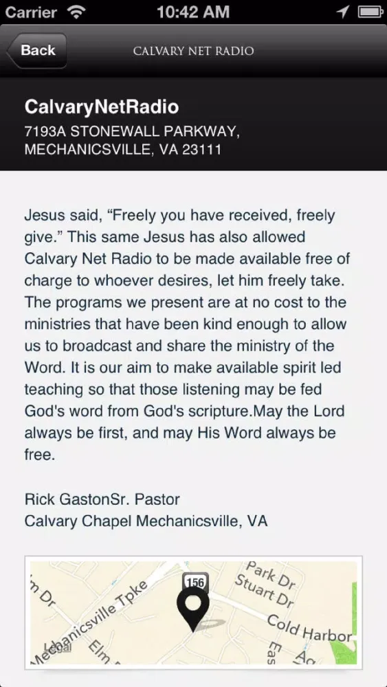 Calvary Net Radio app Screenshots