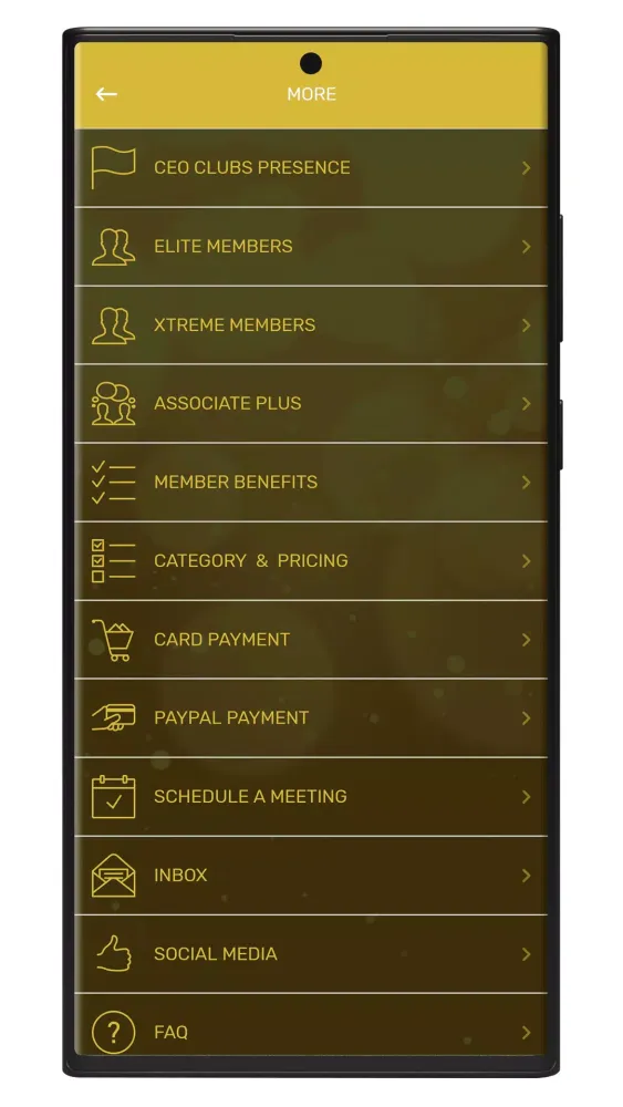 CEO CLUBS Screenshots