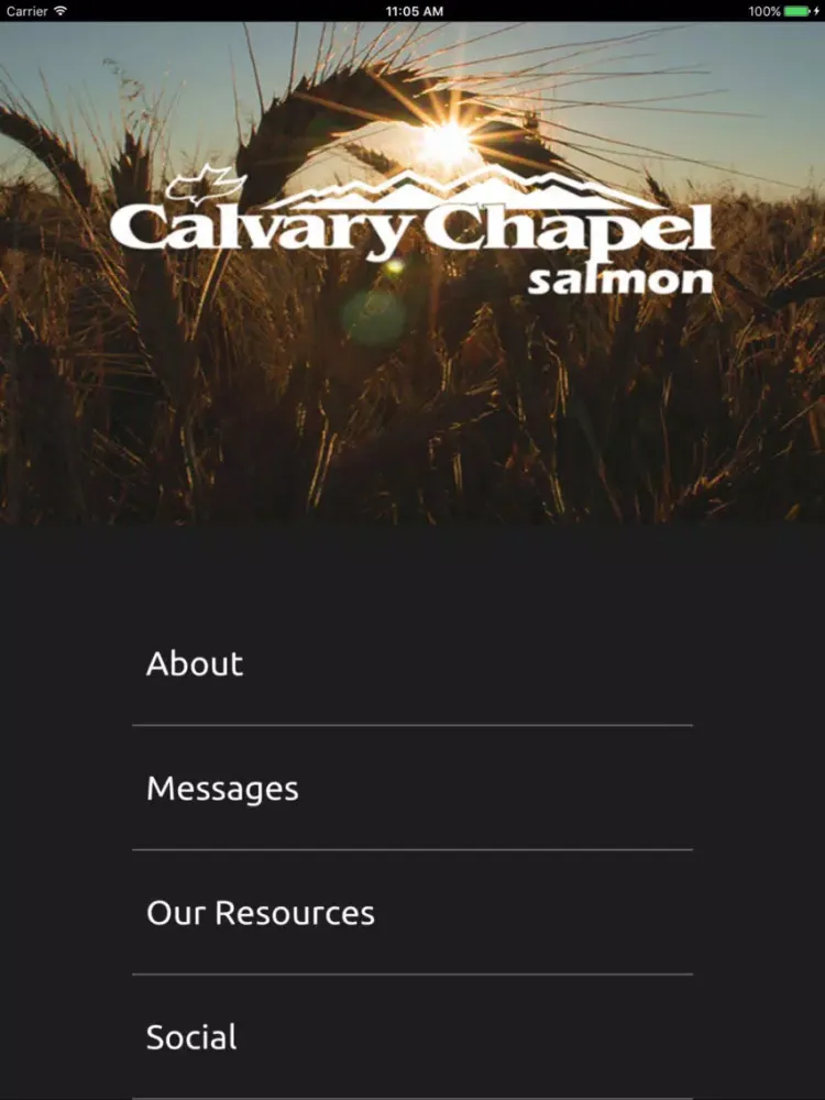 Calvary Chapel Salmon app iPad  Screenshots