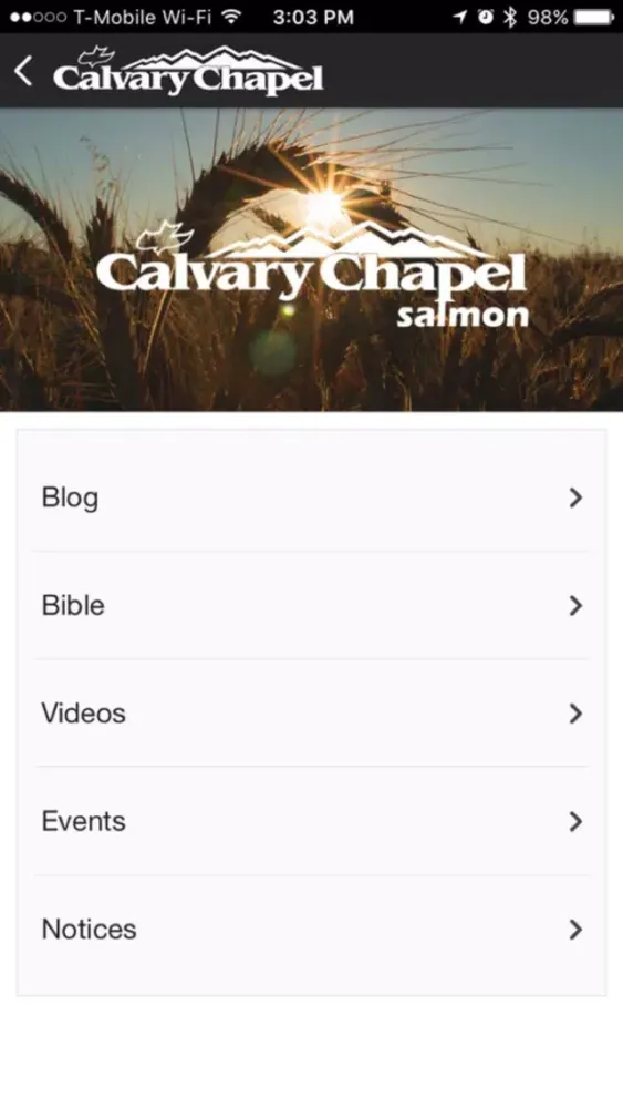 Calvary Chapel Salmon app Screenshots