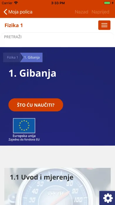 e-Škole Fizika 1 & 2 Ekran Görüntüleri