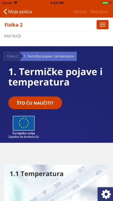 e-Škole Fizika 1 & 2 Ekran Görüntüleri