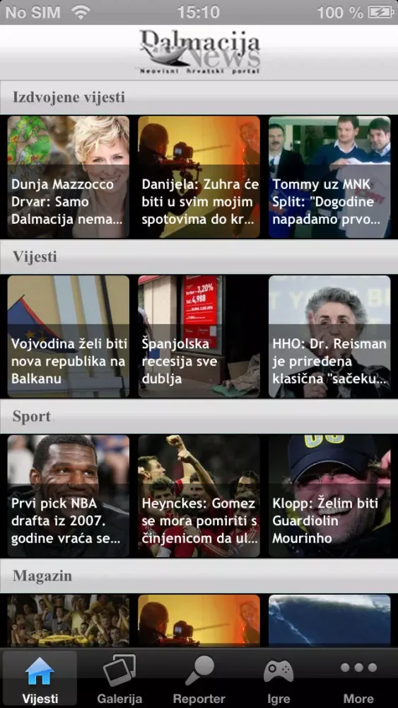 Dalmacijanews Screenshots