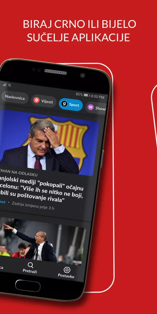 Capturas de pantalla de DNEVNIK.hr