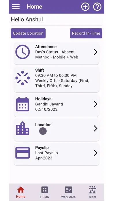 EazeWork - HR and Payroll Screenshots