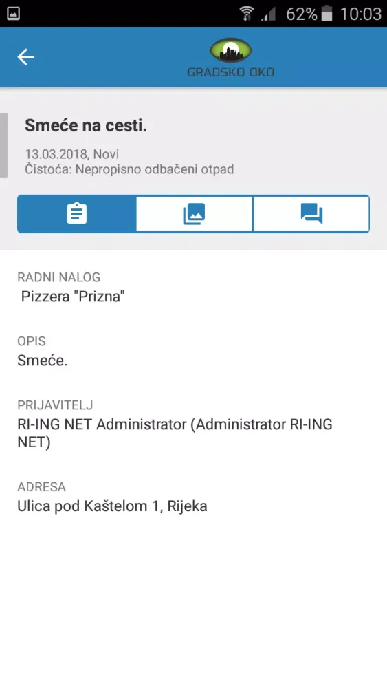 Captures d'écran de GRADSKO OKO
