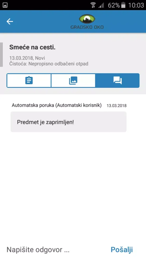 Captures d'écran de GRADSKO OKO