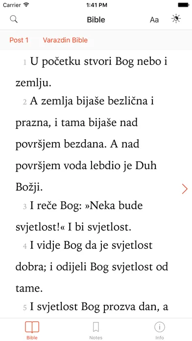 Capturas de pantalla de Varaždinska Biblija