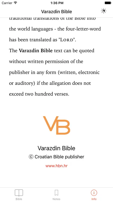 Capturas de pantalla de Varaždinska Biblija