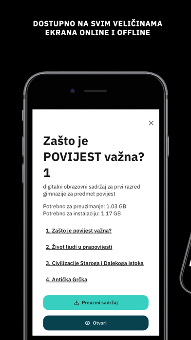 IZZI obrazovni sadržaji Screenshots