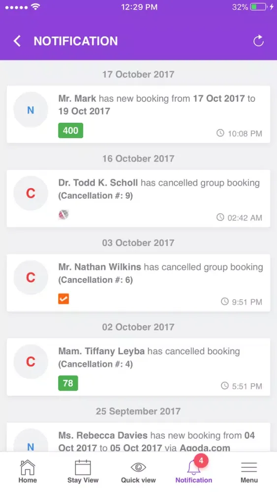 Zrzuty ekranu Hotel PMS – MegaBooker