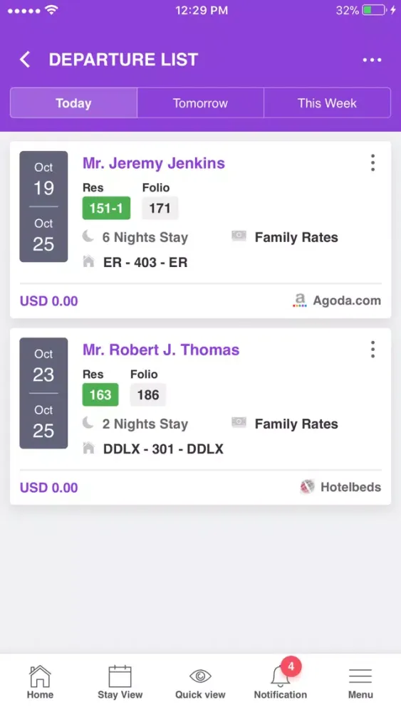 Zrzuty ekranu Hotel PMS – MegaBooker