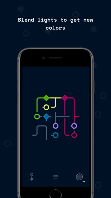Fluorite: Connect Light Lines スクリーンショット