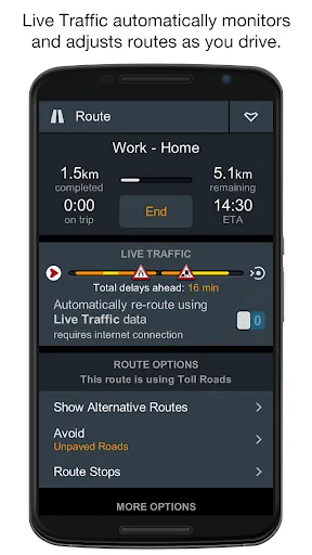 Genius Maps Car GPS Navigation 스크린샷