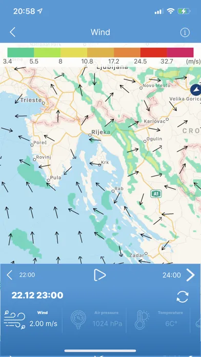 Capturas de pantalla de Nautical Info Service Croatia